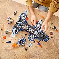 Vista 6 de LEGO Marvel Avengers Helicarrier 76153 - Juguete de construcción de ladrillos con minifiguras de acción de Marvel Avengers, gran regalo para niños