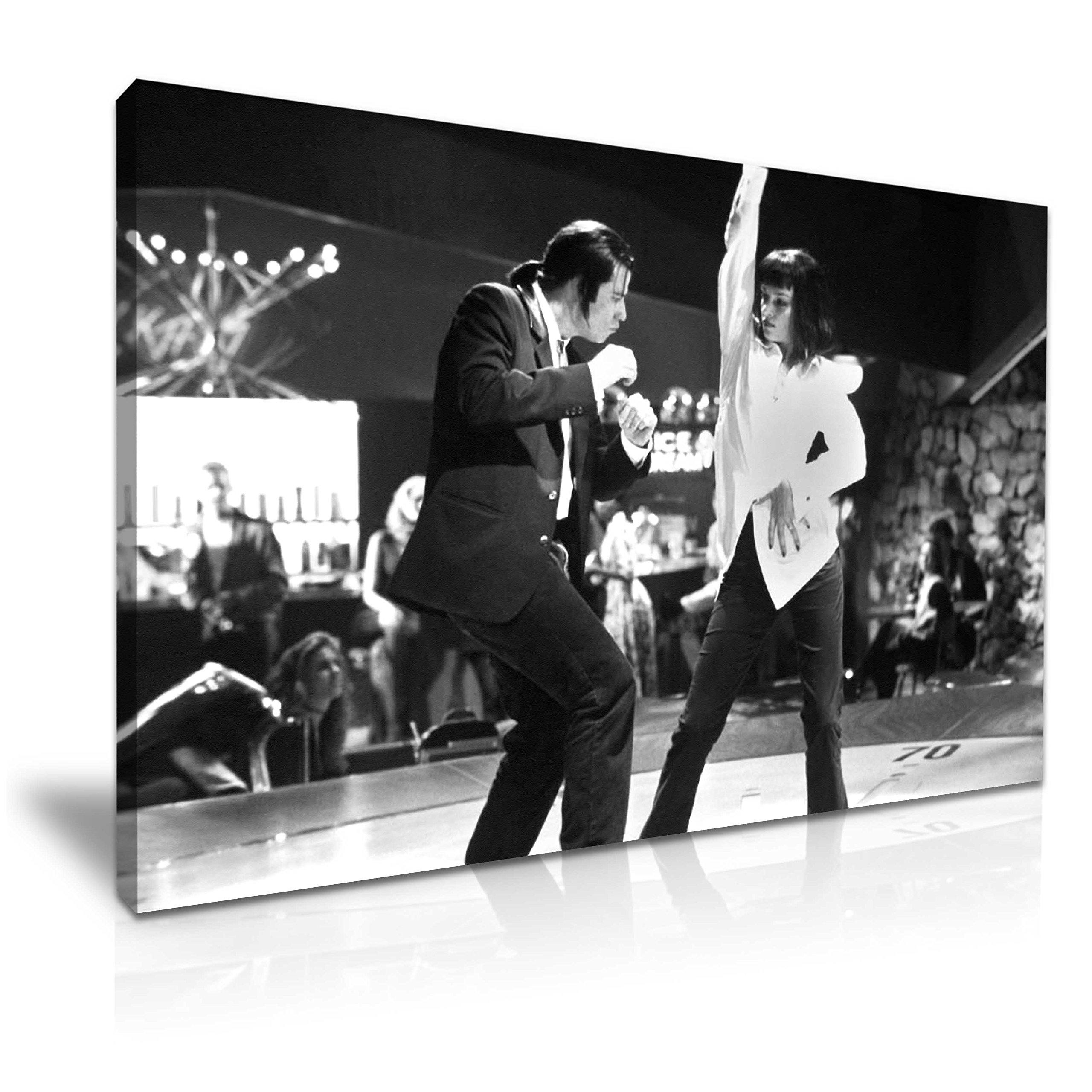 YES ART Pulp Fiction Vincent Mia Dance Movie Canvas Modern Wall Art 76x50cm