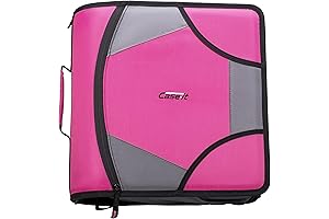 Case-it The King Size Zip Tab Zipper Binder