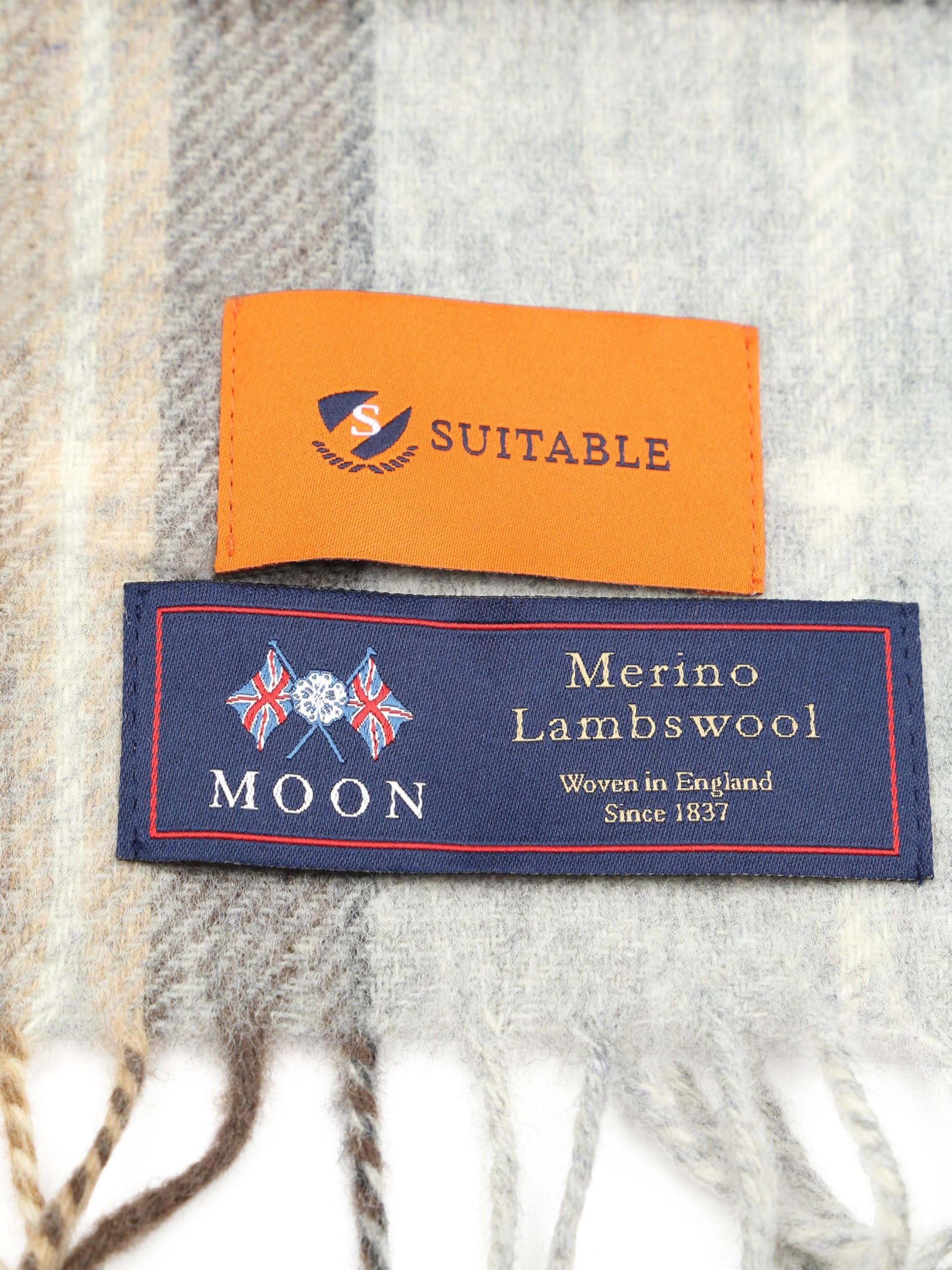 Suitable Sciarpa da uomo adatta in lana merino, taglia – uomo – abbigliamento – lana merino – perfetta per autunno e inverno