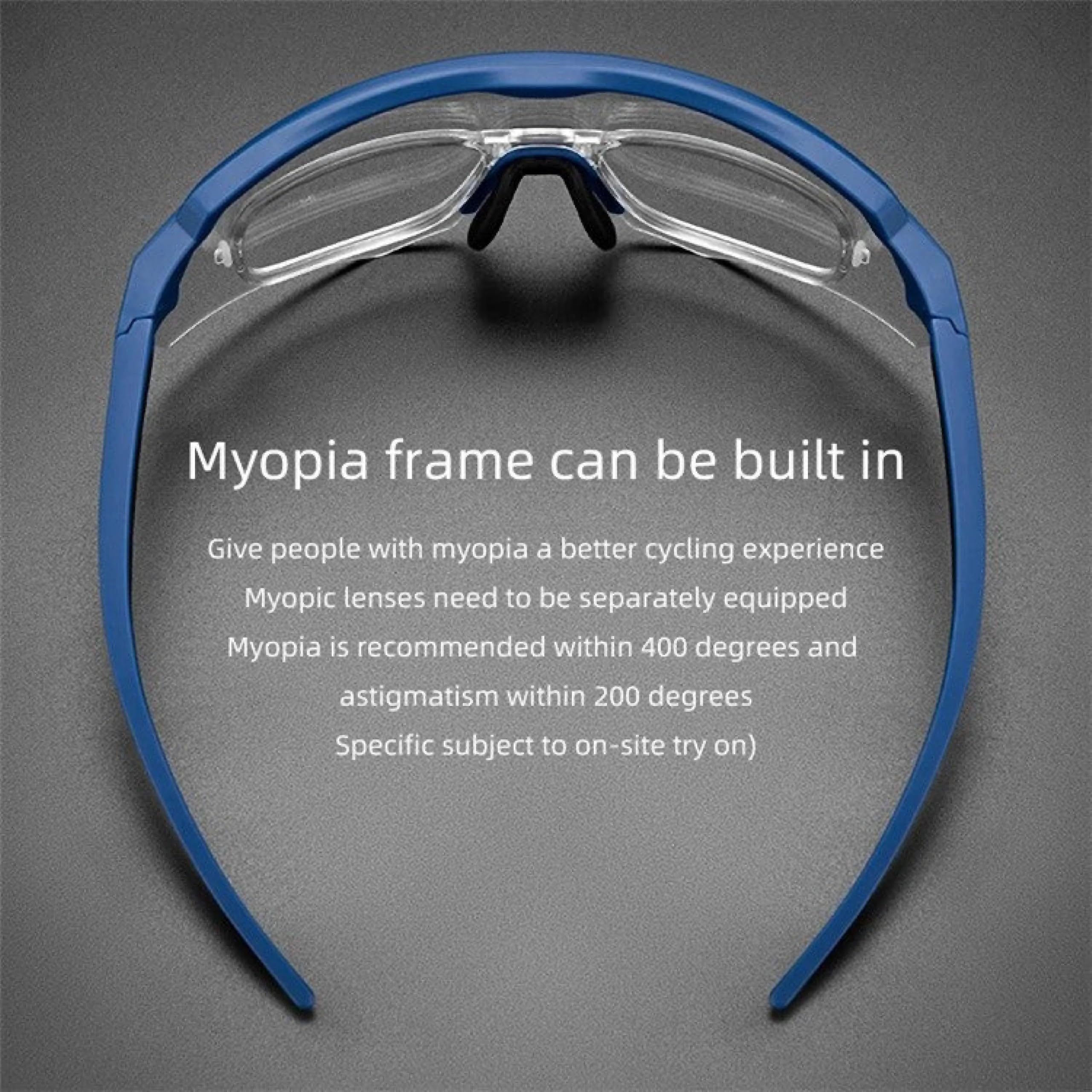 Sport-Sonnenbrille mit polarisierten Gläsern, ergonomische Passform, UV-Schutz für Radsport, Laufen & Outdoor