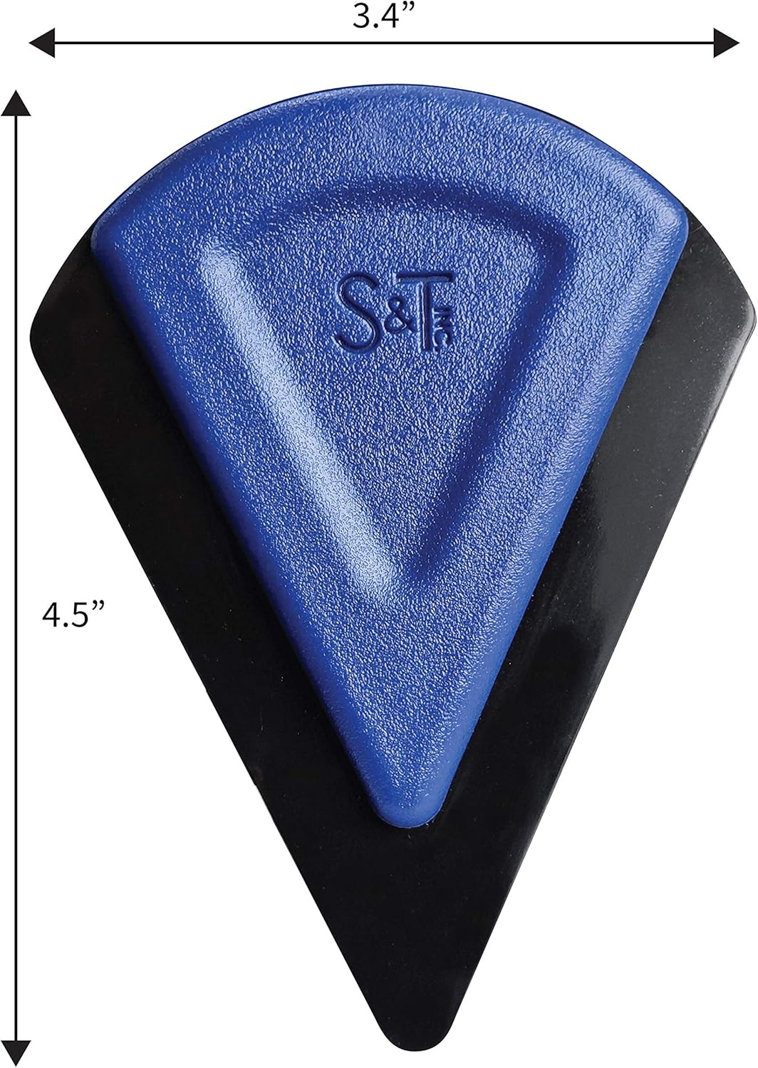 S&T INC. Pet Hair Remover Brush, Dog and Cat Hair Remover for Home and Auto, Blue, 326901