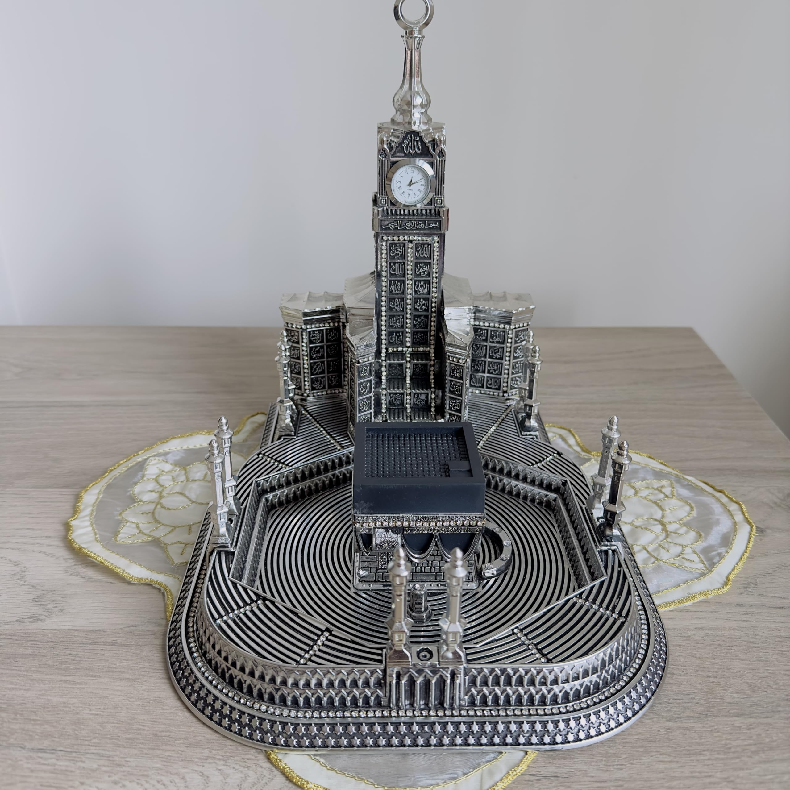 Amazon.com: Grand Mosque Replica Table Clock | Kaaba Figurine with