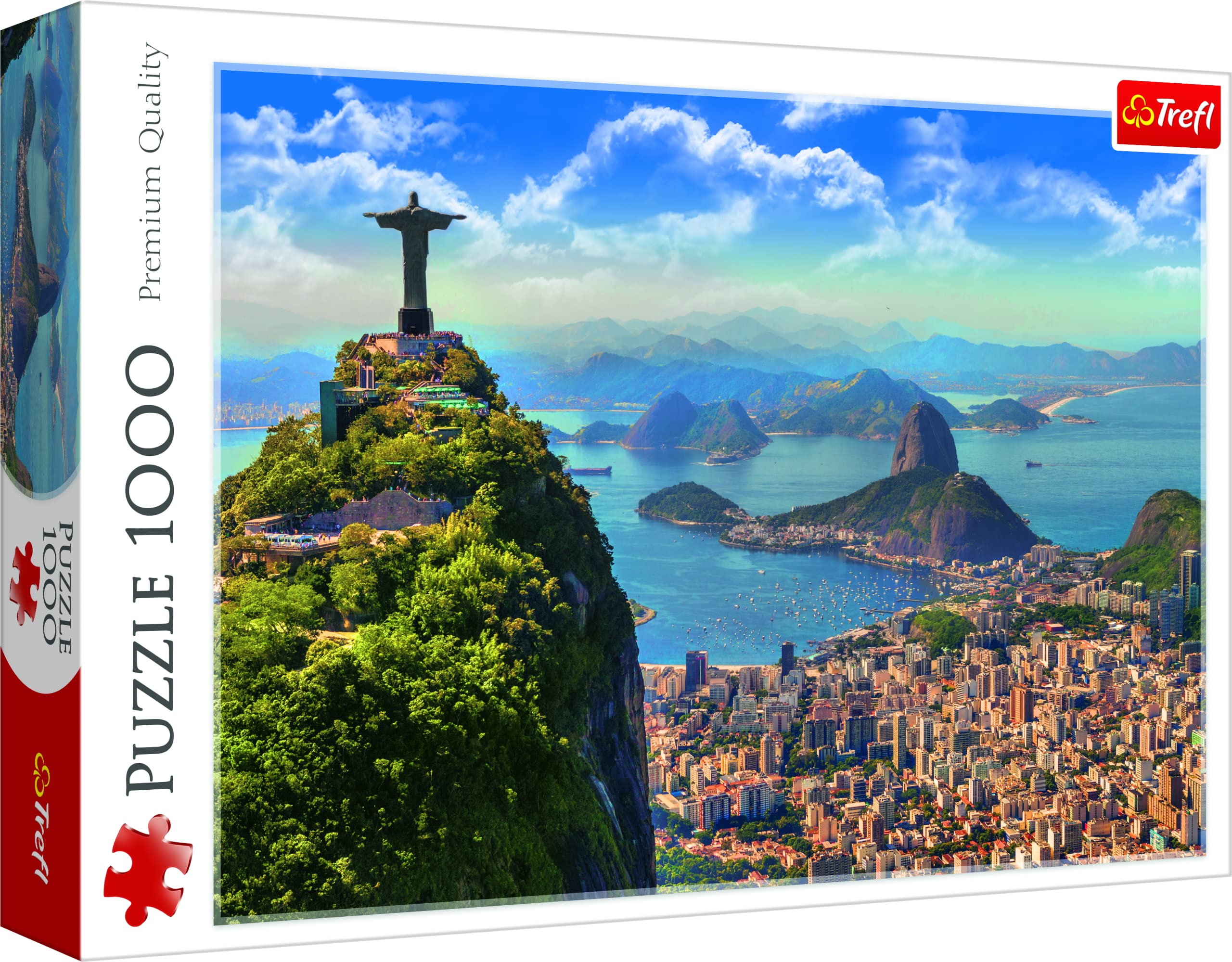 Trefl, Puzzle, Atardecer en Santorini, Grecia, de 1000 Piezas, Isla Griega, Vista a la Bonita Ciudad, Rompecabezas DIY, Pasatiempo Creativo, Regalo — view 29