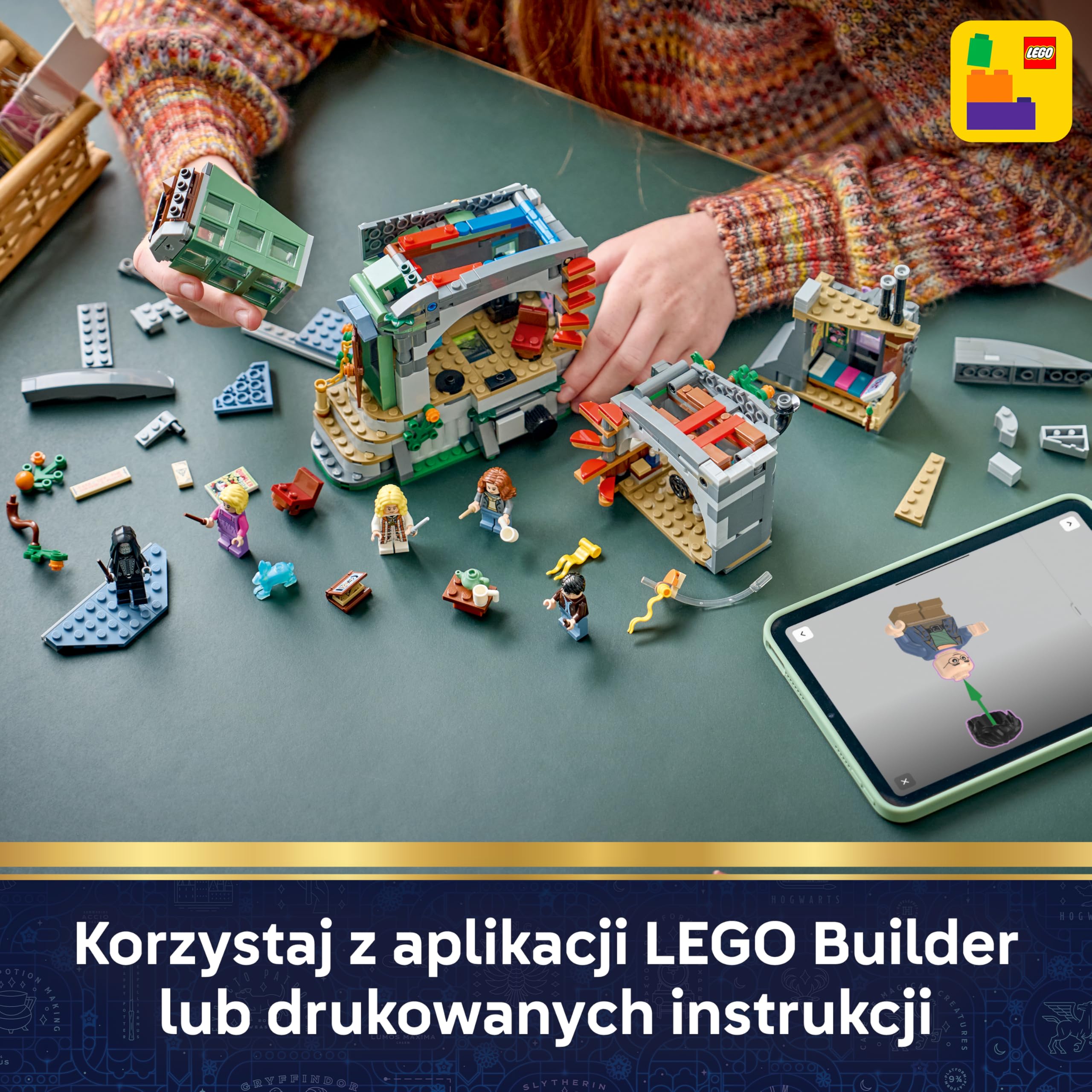 LEGO Harry Potter Dom Luny Lovegood 76467 | Model domu z minifigurkami, zabawka dla 10-latka, prezent dla fana Harry’ego Pottera, zestaw klocków dla dzieci, 764 elementy