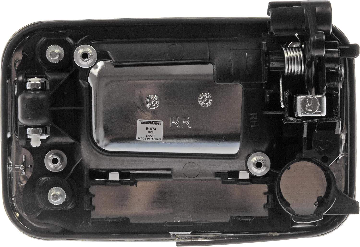 Dorman 91074 Rear Passenger Side Exterior Door Handle Compatible with Select Ford/Lincoln Models, Chrome