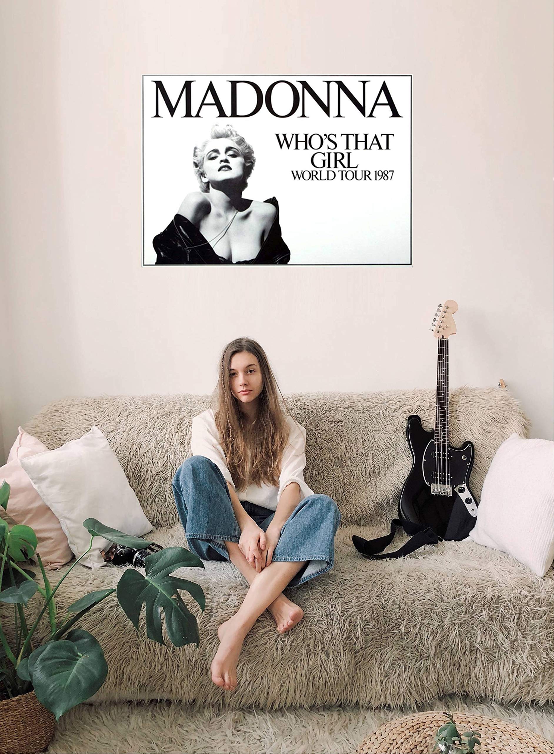 Madonna - Whos That Girl, 1987 » Konzertplakat/Premium Poster | Live Konzert Veranstaltung | DIN A1 «