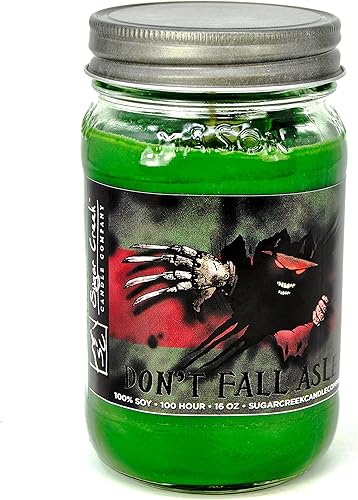 Miniatura 2 de Sugar Creek - Vela perfumada de soja y calabaza dulce crema (Jack O Lantern) - Colección de velas de Halloween  100% natural - no tóxica  Tarro