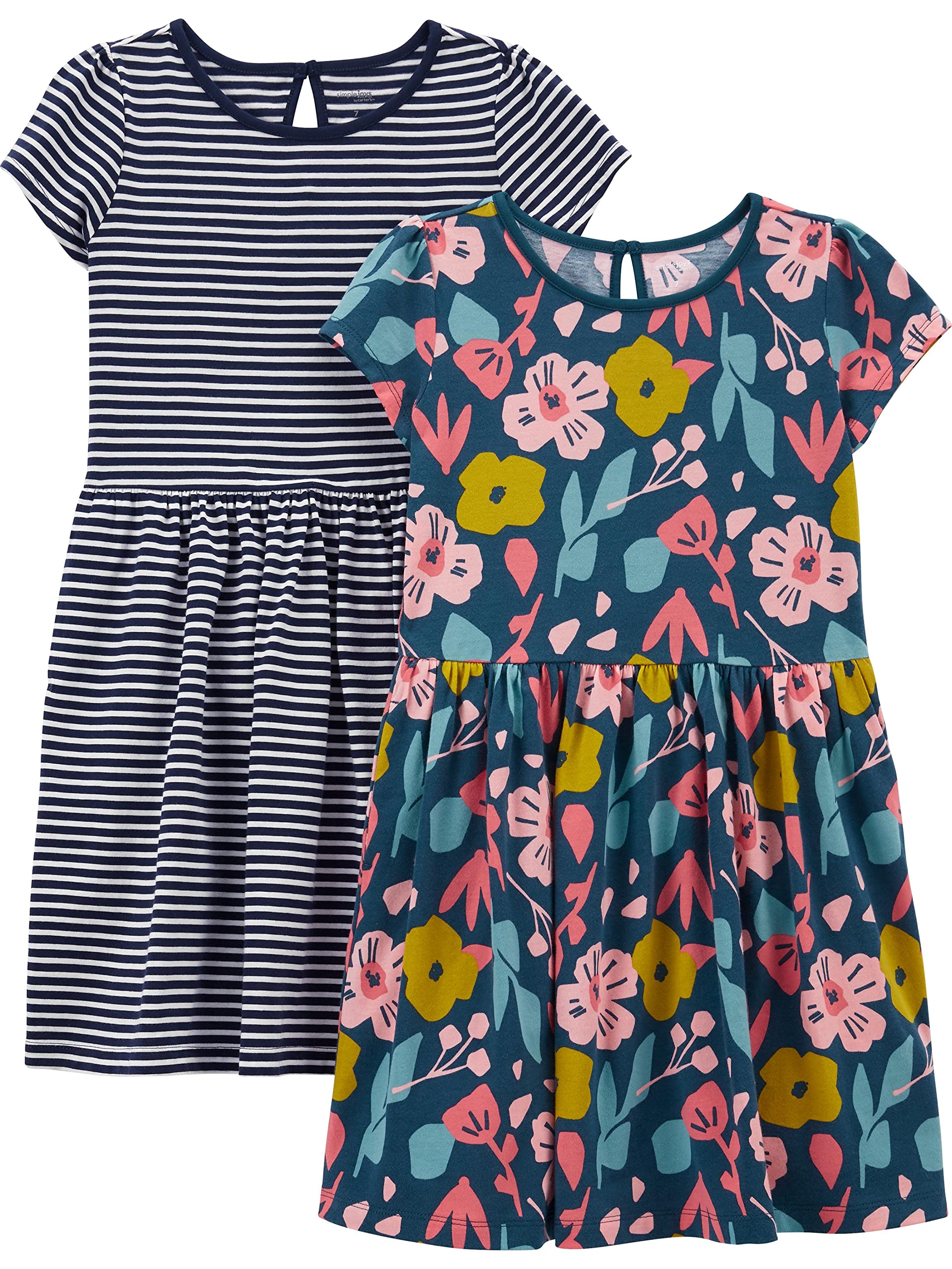 Simple Joys by Carter's Vestido Informal (Pack de 2) para Niñas