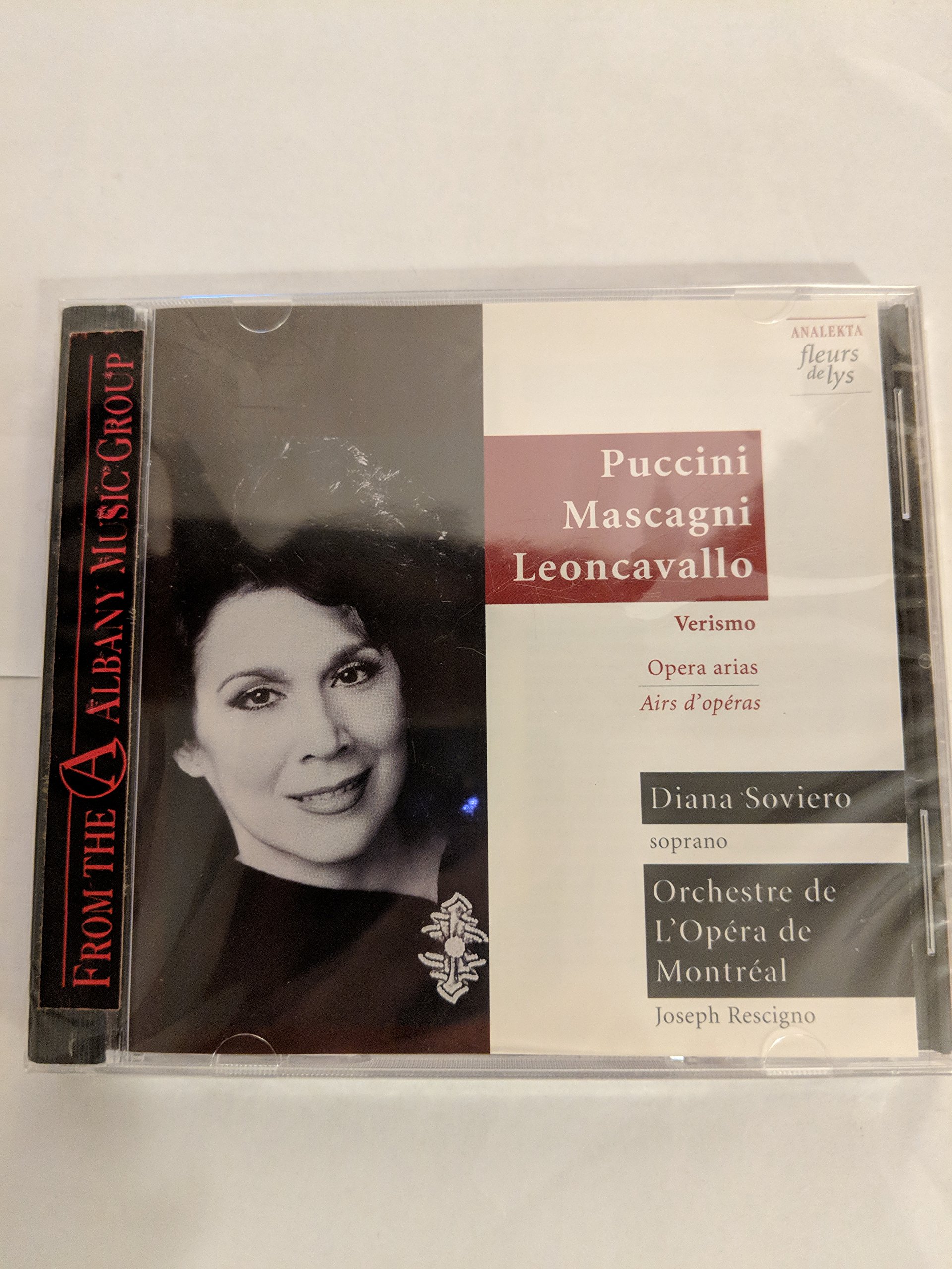 Verismo: Opera Arias (Diana Soviero) [Audio CD] Puccini; Mascagani and Rescigno