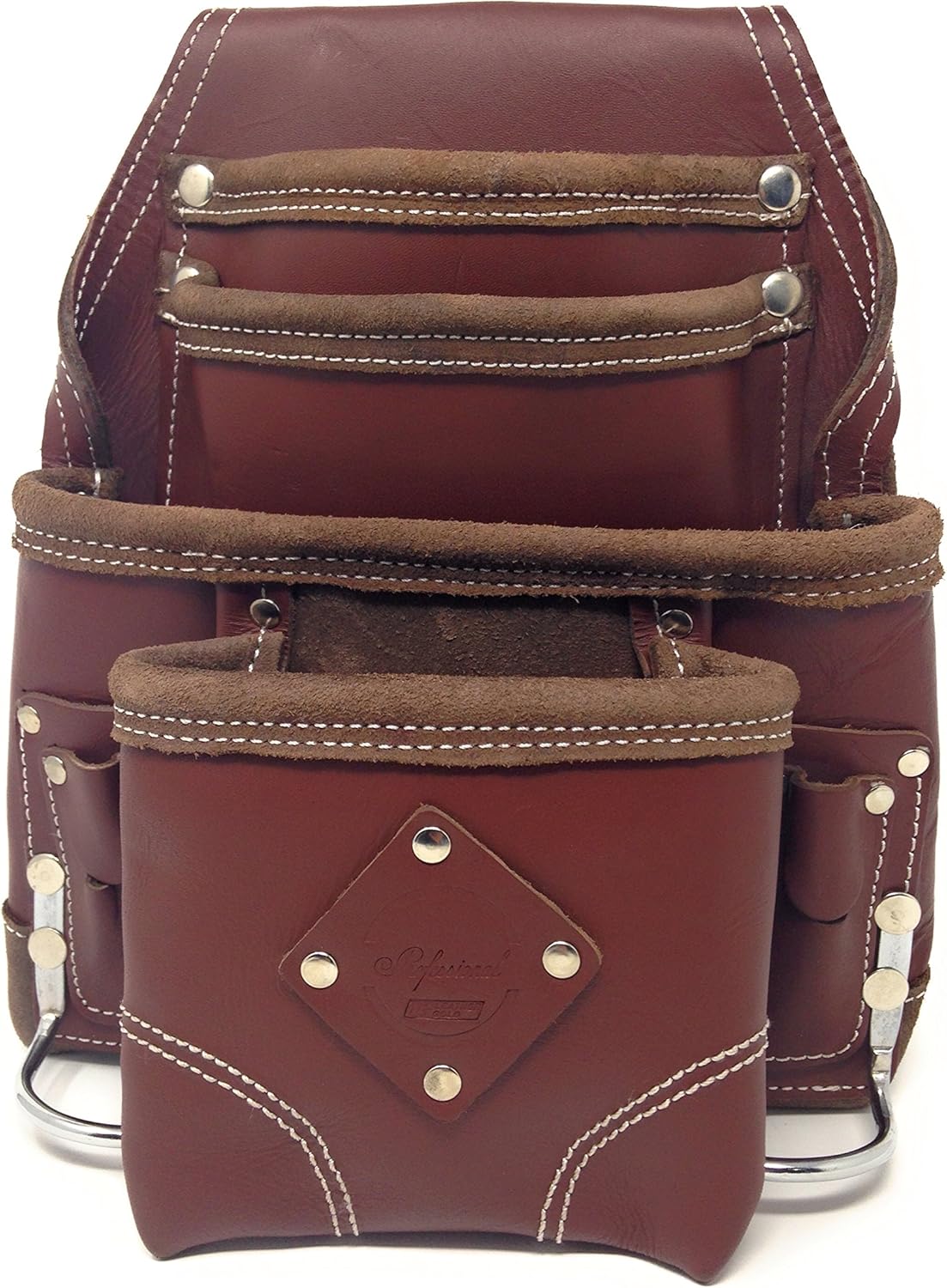 Leather Gold Professional 10 Pocket Grain Leather Carpenter