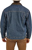 Vista 2 de Wrangler mens Cowboy Cut Western Lined Denim Jacket