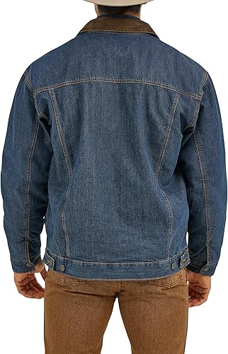 Miniatura 2 de Wrangler mens Cowboy Cut Western Lined Denim Jacket