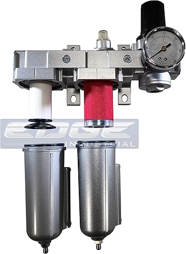 Miniatura 6 de Sistema de secado de aire de tres etapas con clasificación industrial filtro de partículas de aire, filtro coalescente de 0.01 micras y regulador de