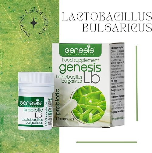 Miniatura 4 de Genesis GLB 44 Probiótico con Lactobacillus Bulgaricus 14 Cápsulas de 240 Mg