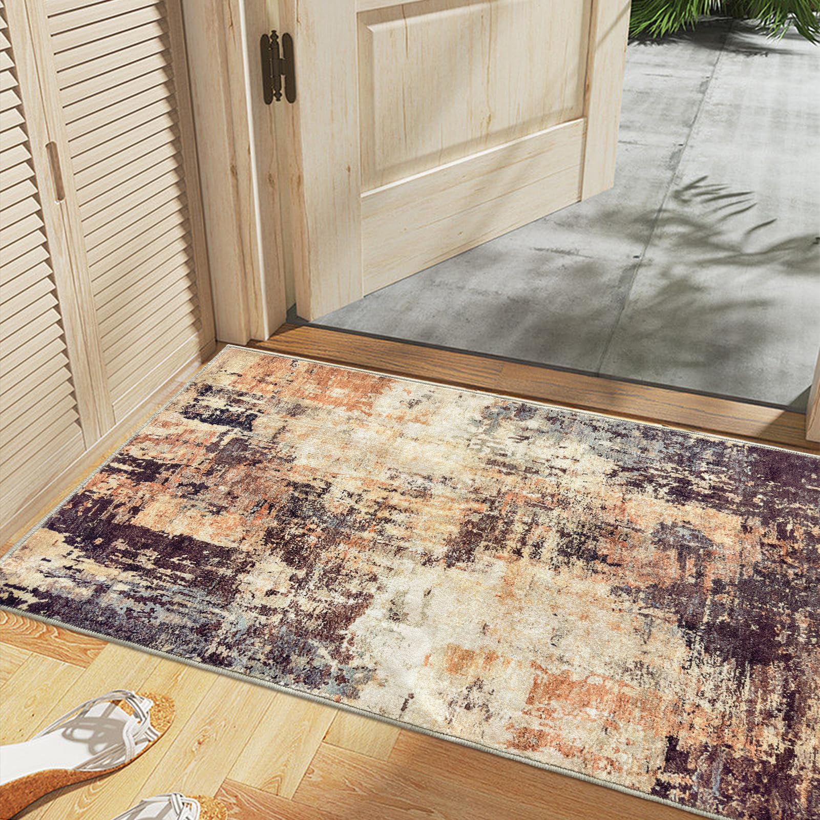 RUMBALUXY Washable Door Mat 61x91cm,Non-slip Dirt Indoor Floor Mats โ image 1
