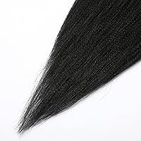 Vista 7 de ShowCoco - Extensiones de cabello trenzado preestirado profesional, 8 paquetes, 26 pulgadas, ajuste de agua caliente, textura lacia Yaki suave