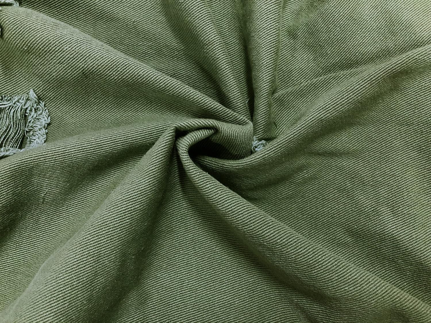 SeNight Women's Jean Jacket Long Sleeve Classic Distressed Fray Hem Tassels Denim Trucker Jackets - Image 4