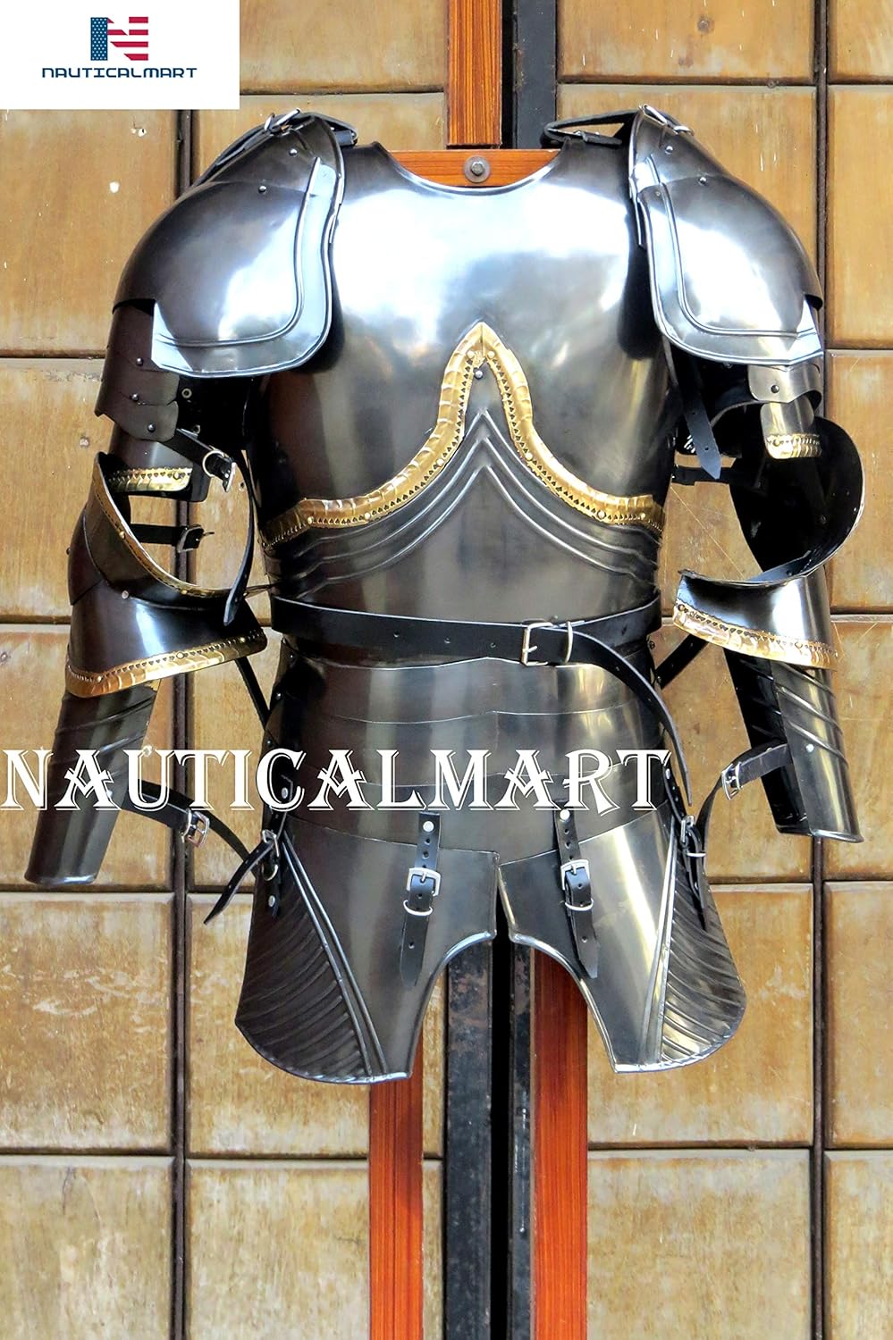 NauticalMart Medieval Breastplate Armour Black Knight Plate Armor