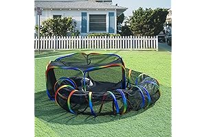 Outback Jack Kitty Compound - Cat Playpen Tent & Tunnel