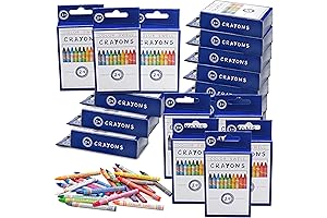 Color Swell Bulk Crayon Pack: Classroom-Ready, Vibrant Crayons for Budding Artists