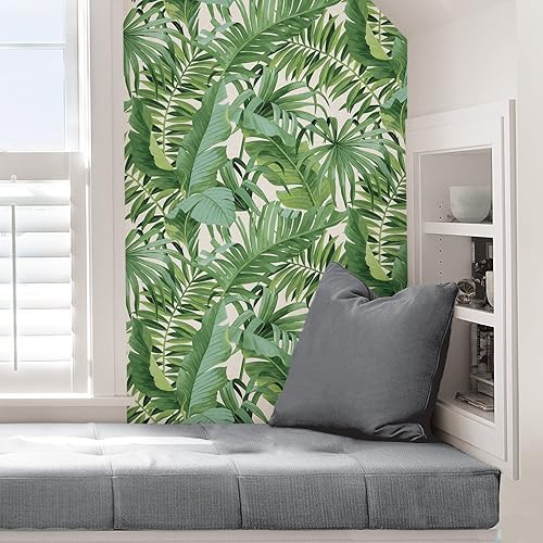 Miniatura 6 de NuWallpaper NUS4166 Maui - Papel tapiz autoadhesivo, color blanco y negro