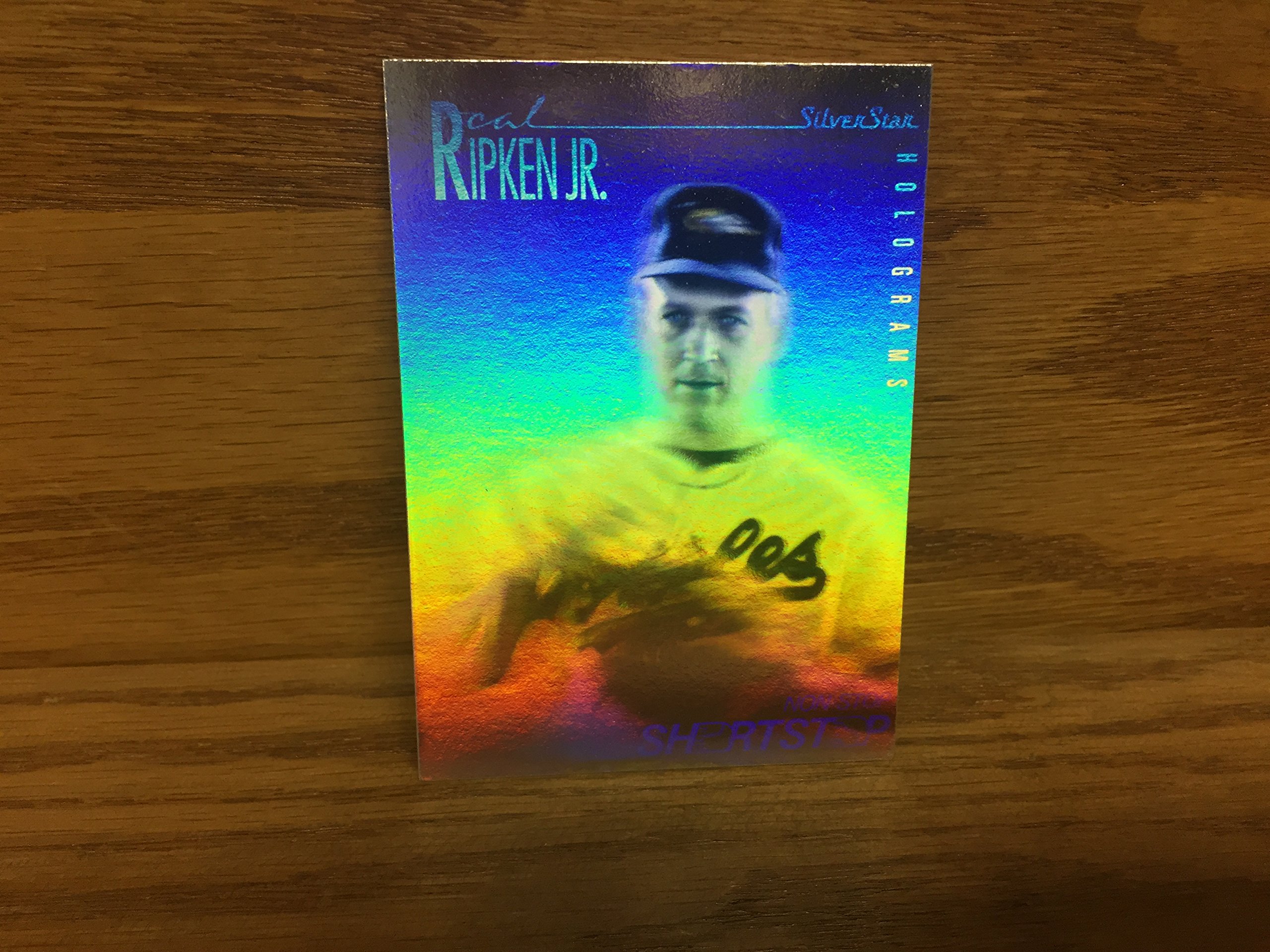 silver holographic card Amazon.com: 1991 Silver Star HOLOGRAM Cal Ripken Jr HOLOGRAM Trading Card :  Sports & Outdoors