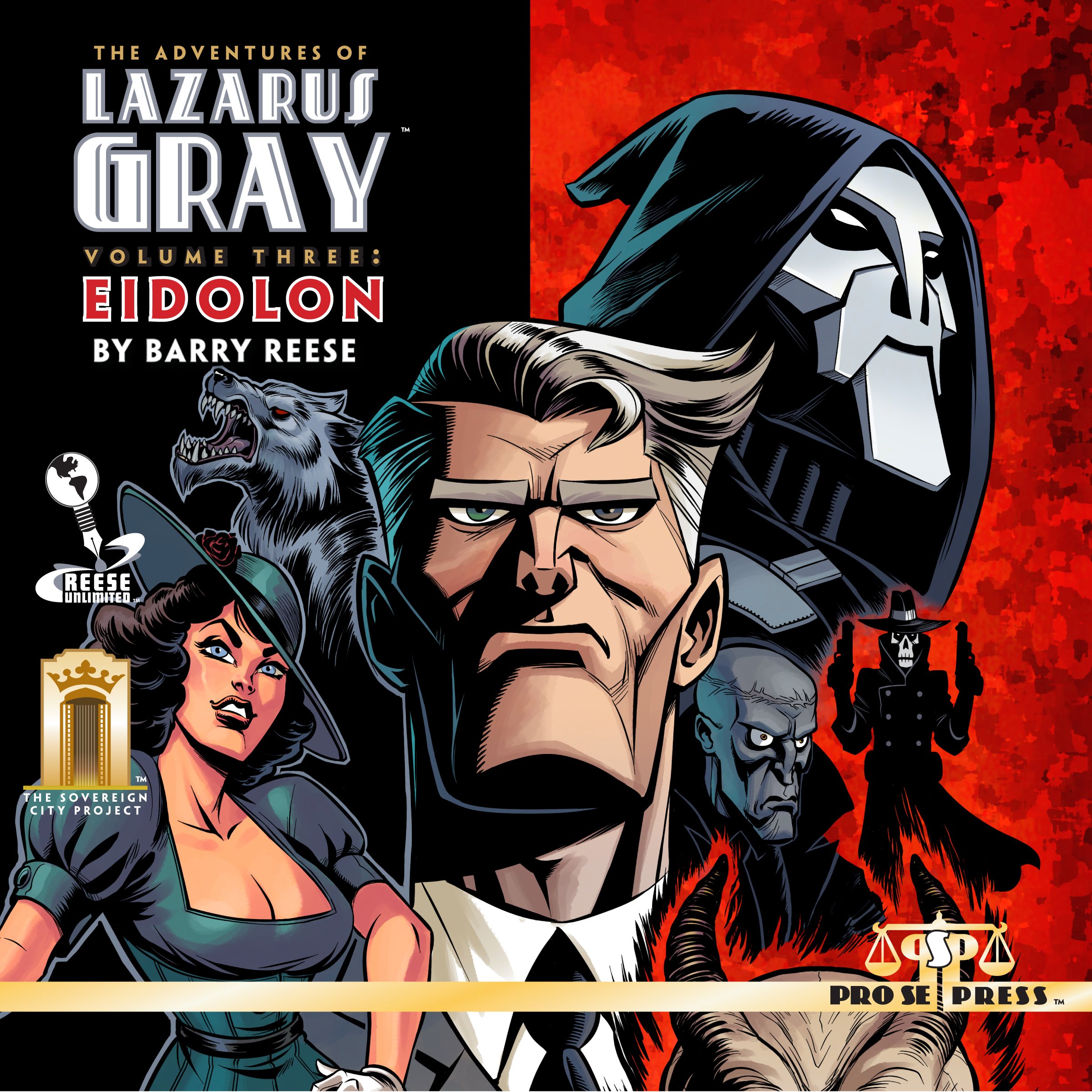 Cover art for The Adventures of Lazarus Gray, Volume 3: Eidolon