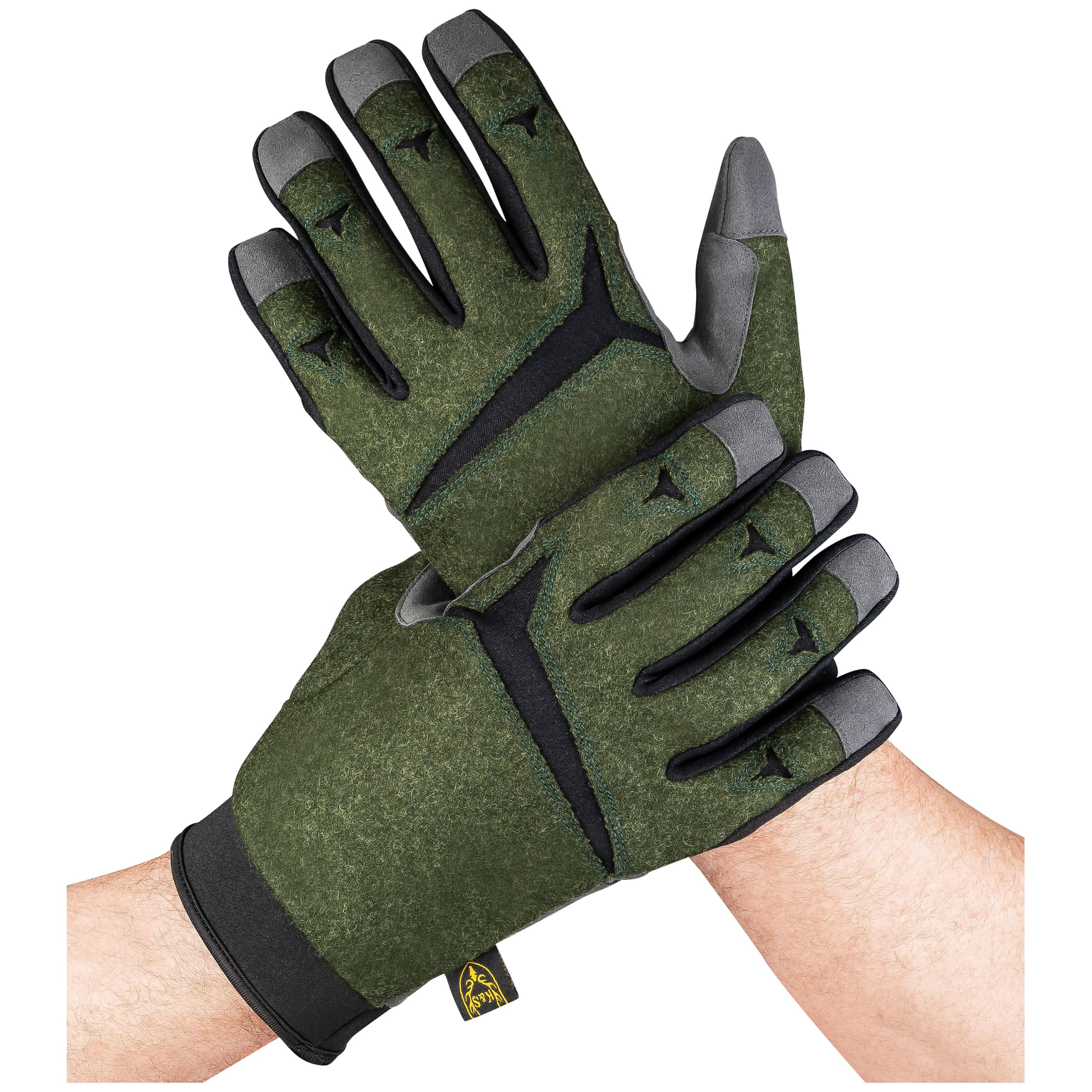 K & S Jagd Handschuhe Loden Grün Herren Unisex Outdoor Sport Natur Fotografen Schießhandschuhe