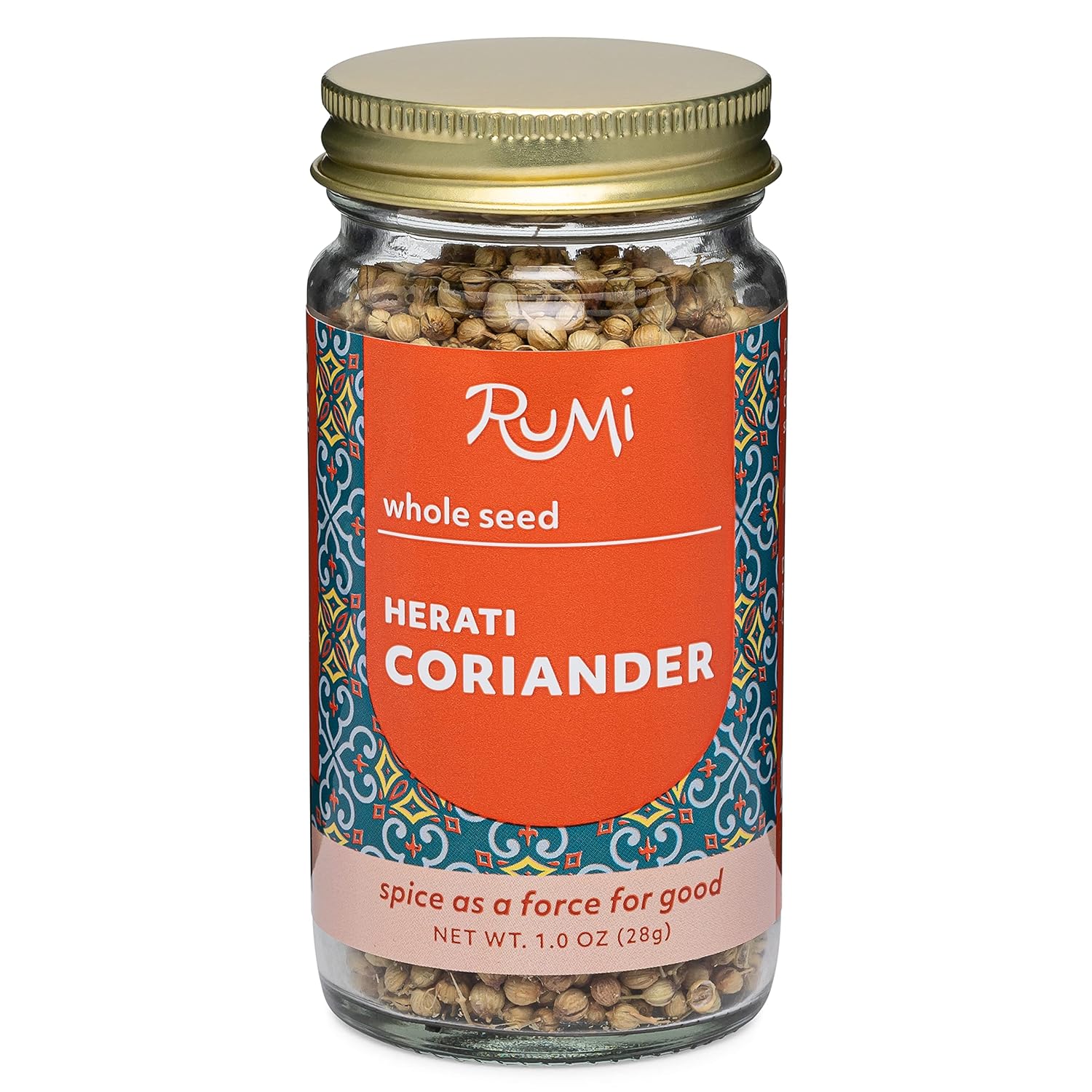 RUMI SPICE Herati Cilantro de semillas enteras, 1 onza Yaxa Store