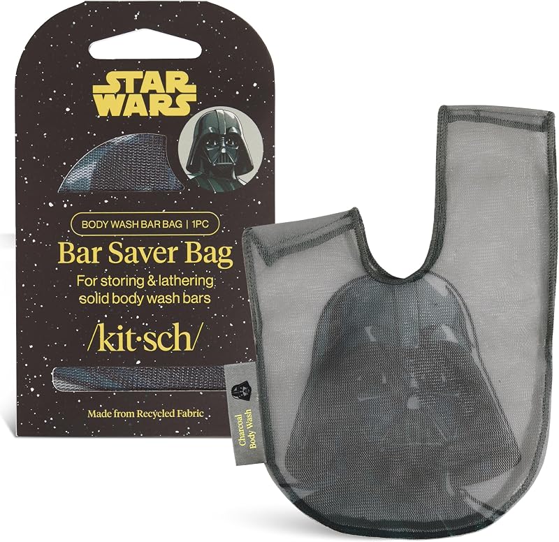 Kitsch x Star Wars Darth Vader Bolsa de Tela para Sabonete com Cordão