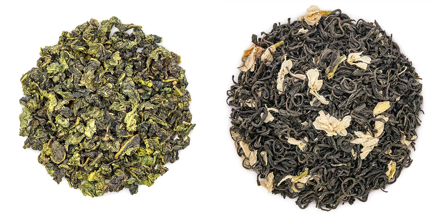 Oriarm Tieguanyin Oolong Tea + Bi Tan Piao Xue Jasmine Green Tea Bundle Promotion