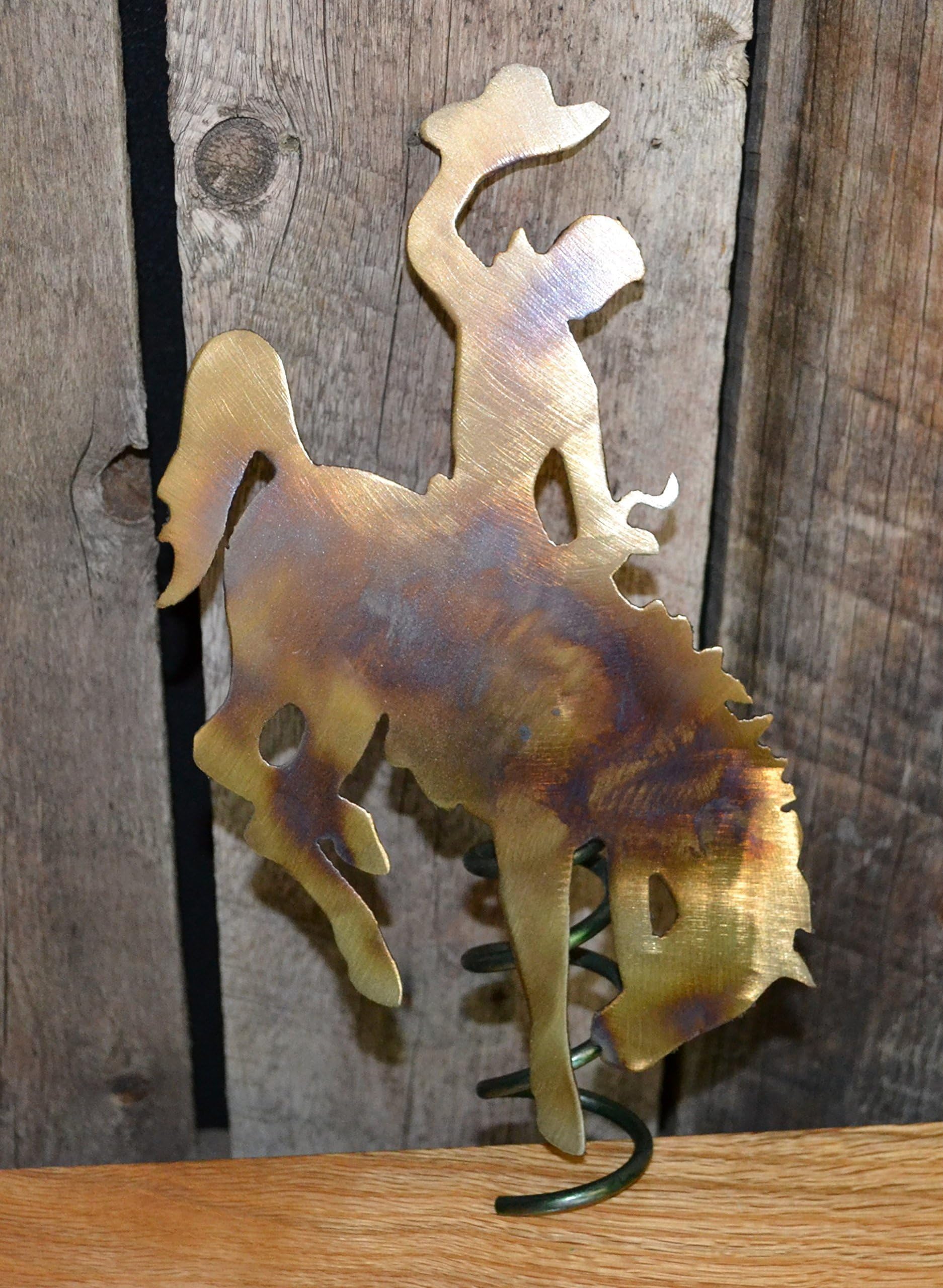 Wyoming Bucking Horse Christmas Tree Topper