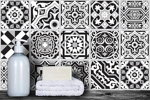 Miniatura 3 de Art Eclectic - 1272-6-IG 1272-6-IG - Vinilo adhesivo para pared de pared (6 x 6), impermeable, extraíble, para azulejos de baño y cocina, 6 x 6