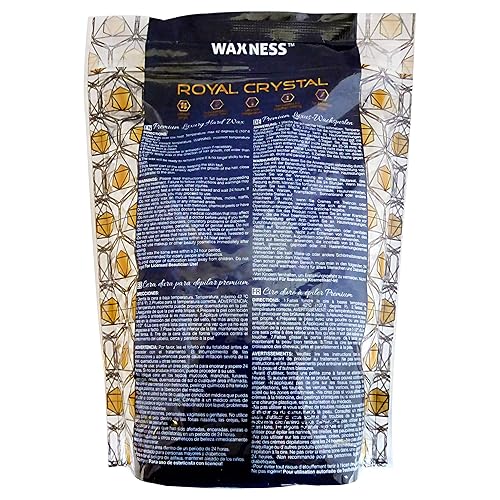 Luxury Hard Wax Beads 1.65lb - Royal Crystal Polymer Blend