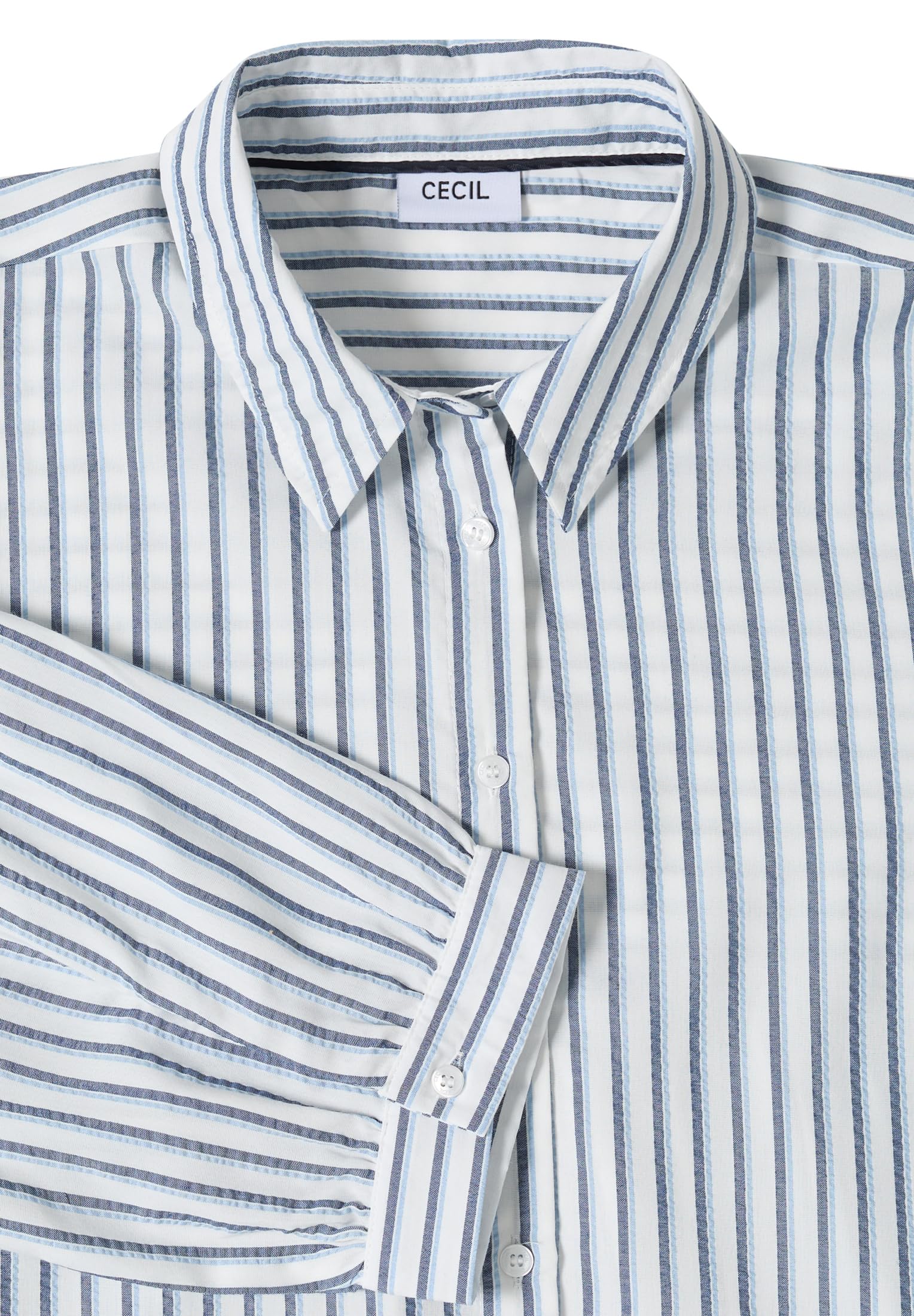 Cecil Bluse in Seersucker Qualität