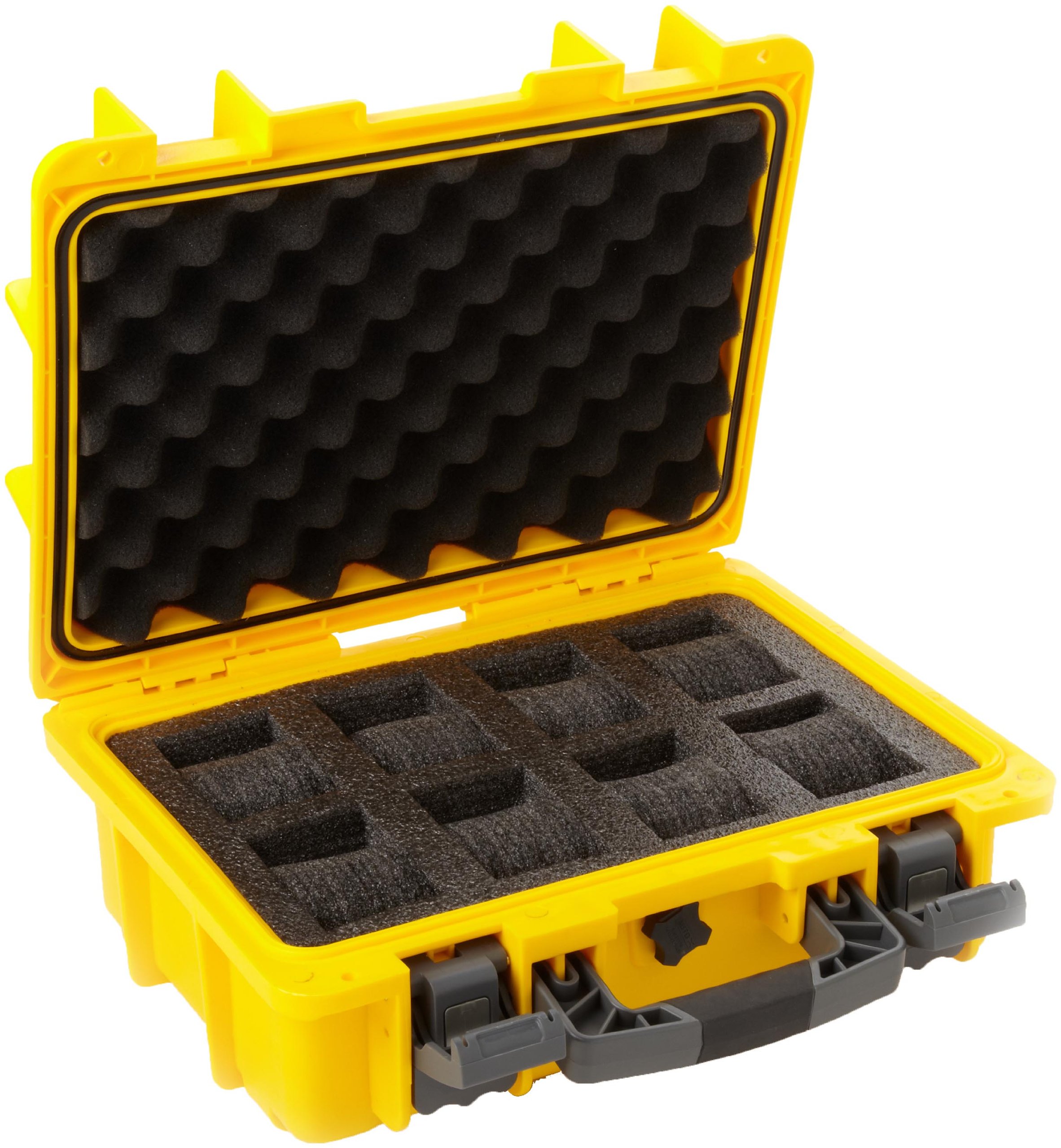 Invicta IG0098-RLC8S-Y - Caja de plástico para reloj, 8 ranuras, color amarillo