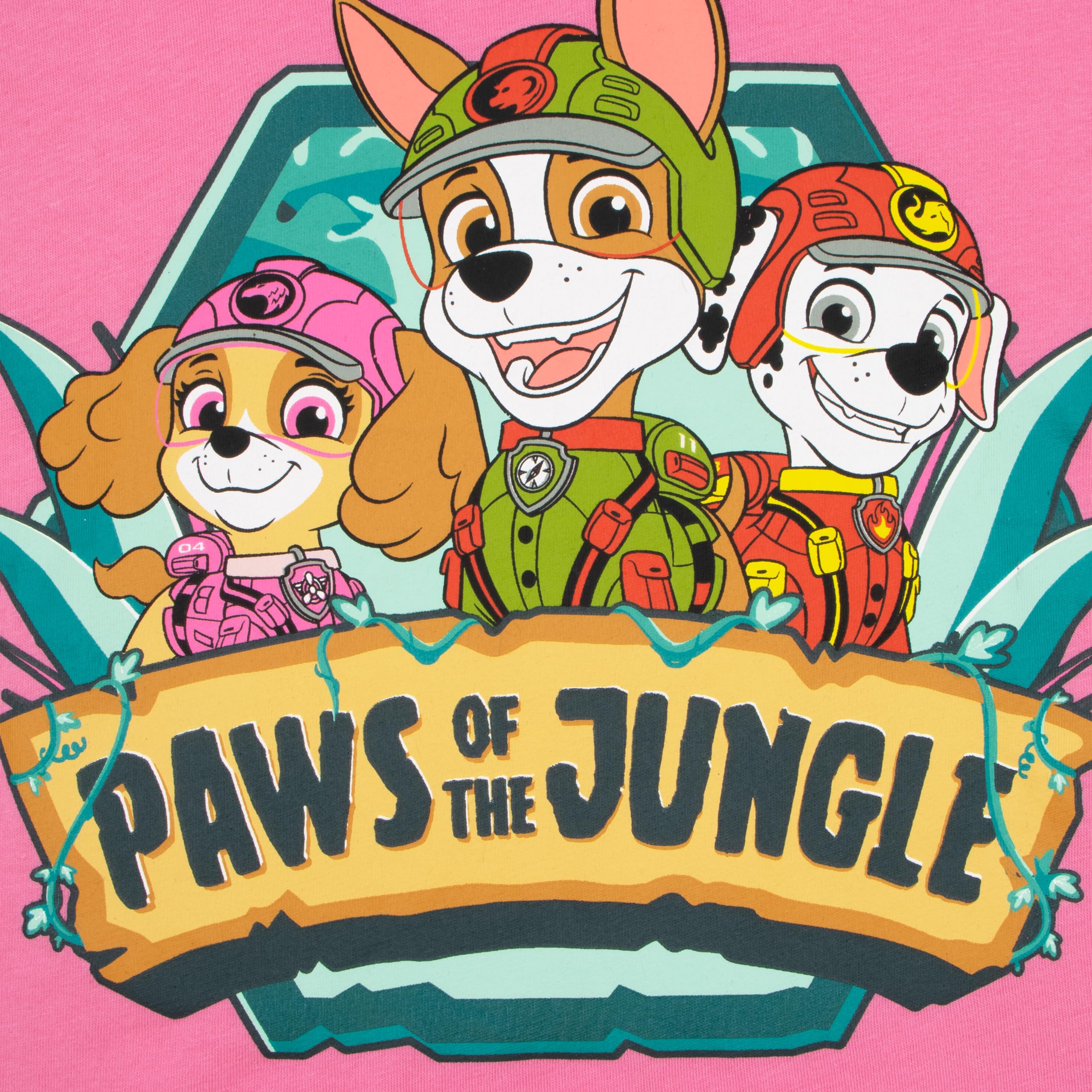 Paw Patrol Camiseta Skye para niñas, camiseta de verano de algodón para niñas, de 18 meses a 8 años
