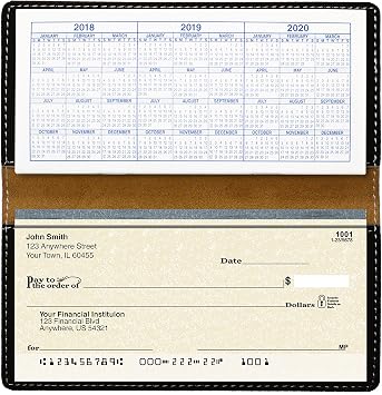 CAROUSELCHECKS Sunflower Laser Engraved Leatherette Checkbook Cover