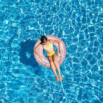 Pool Inflatables Swimming Ring for Kids Rubber Rings