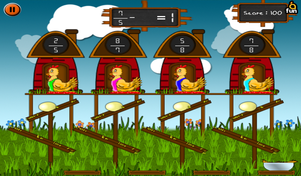 Math Fun with Fractions: Add & Sub - App on Amazon Appstore