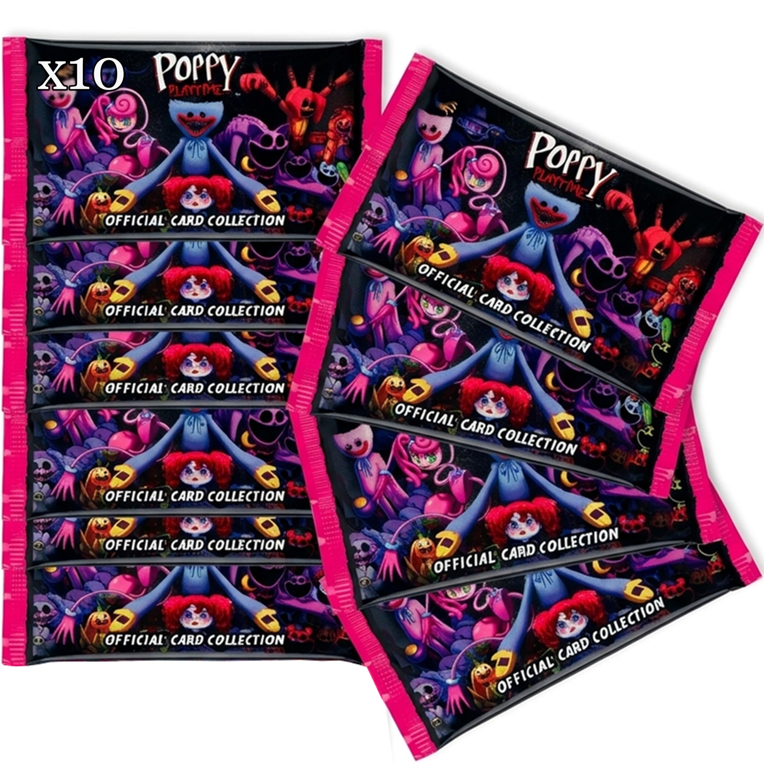 Generico POPY PLAYTIME 10 Bustine Ufficiali Diramix, Ogni bustina contiene 5 Carte Collezionabili