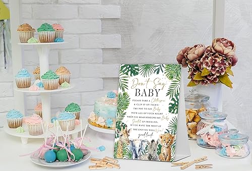 Miniatura 8 de Juego de baby shower, bruja fantasma, calabaza, Halloween, baby shower, incluye letrero de baby shower y 50 pinzas para la ropa, decoración de baby