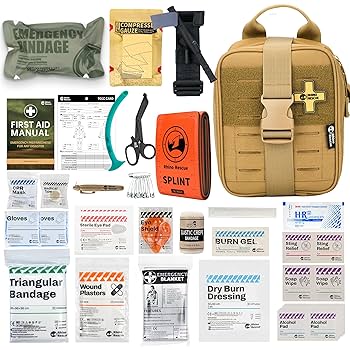 RHINO RESCUE IFAK Trauma First Aid Kit, FSA HSA Eligible