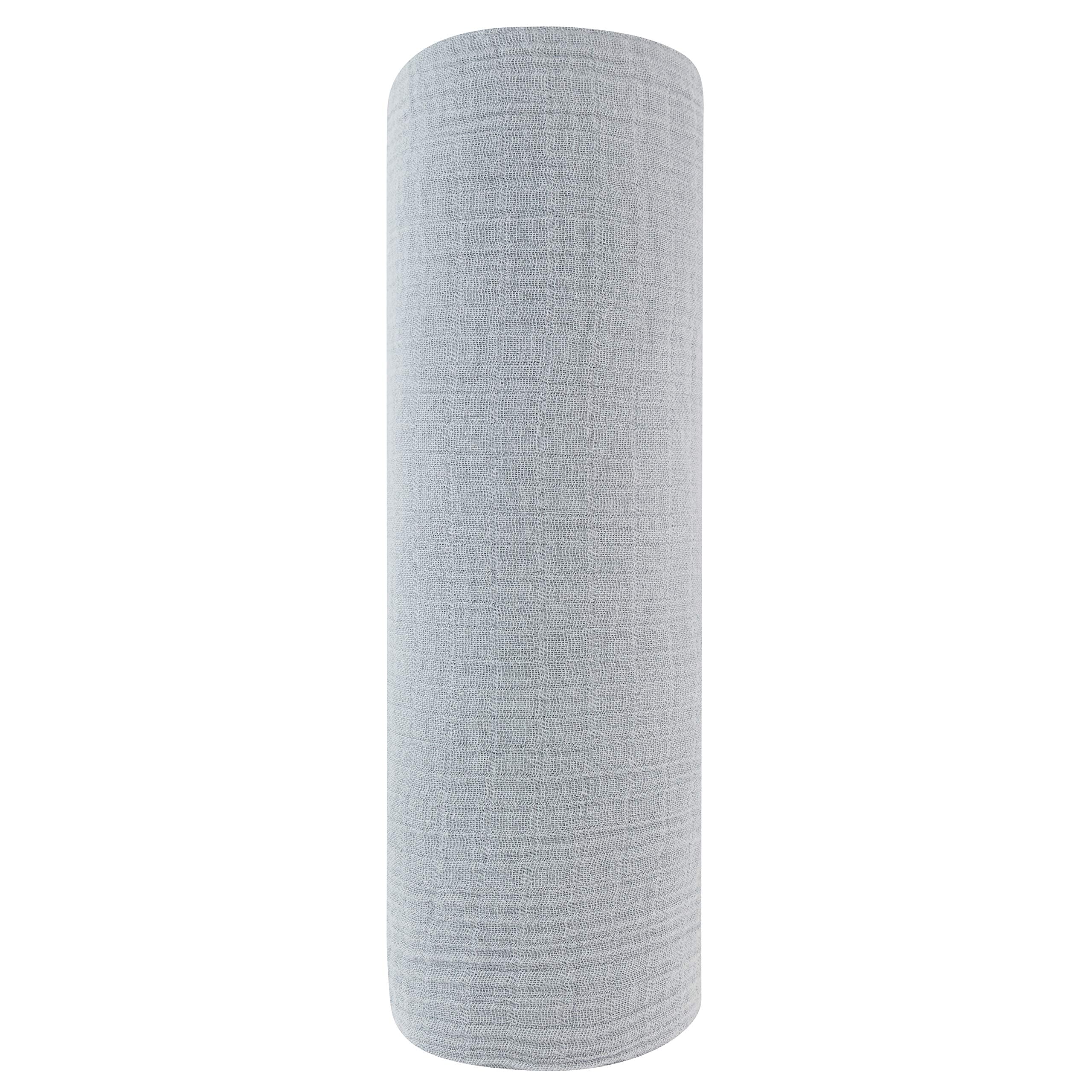 Ely's & Co. Cotton Muslin Swaddle Blanket 1-Pack — 100% Cotton Muslin Extra-Large Swaddle Blankets (47” x 47”)