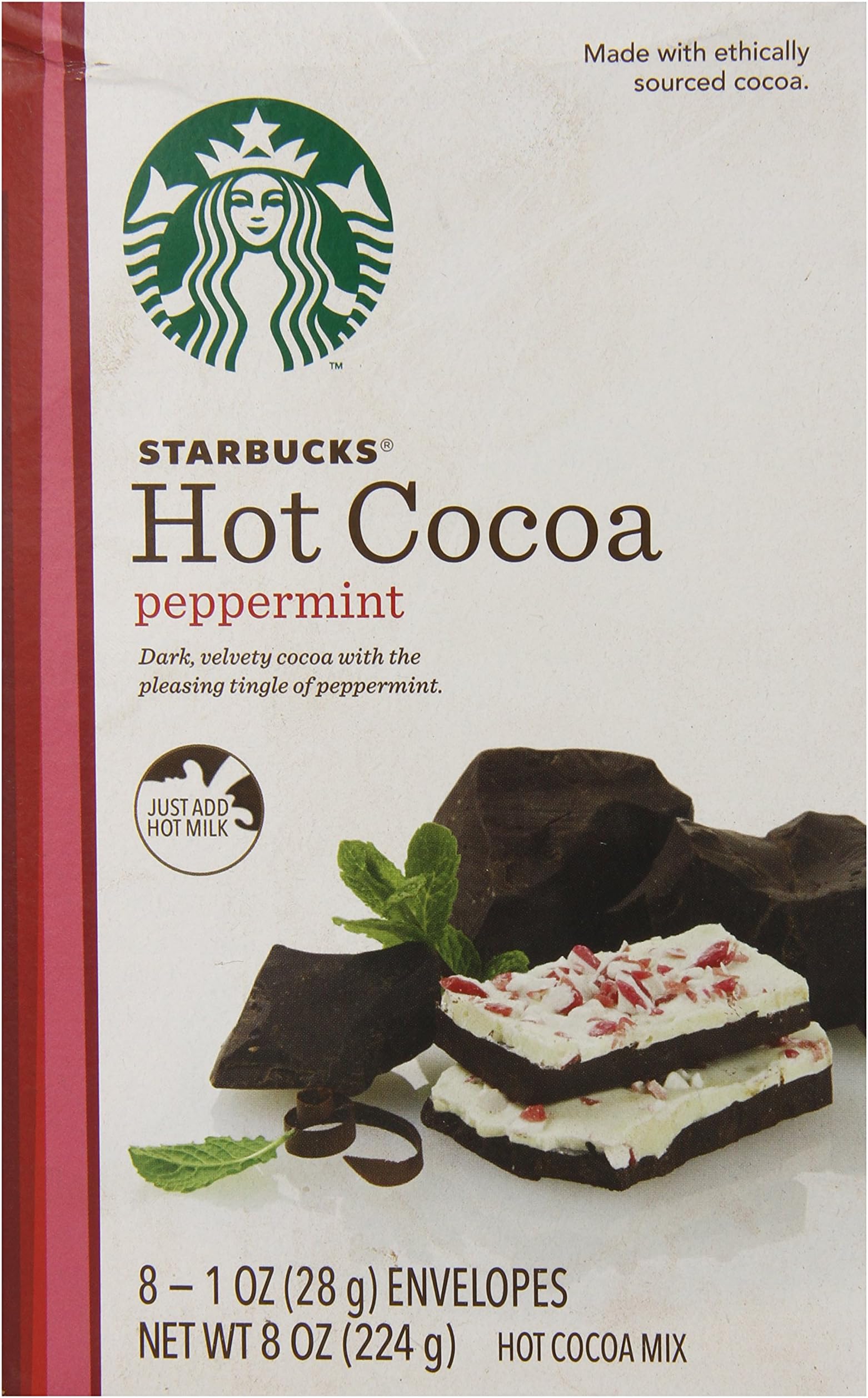 Hot Cocoa Mix, Peppermint, 8 Ounce