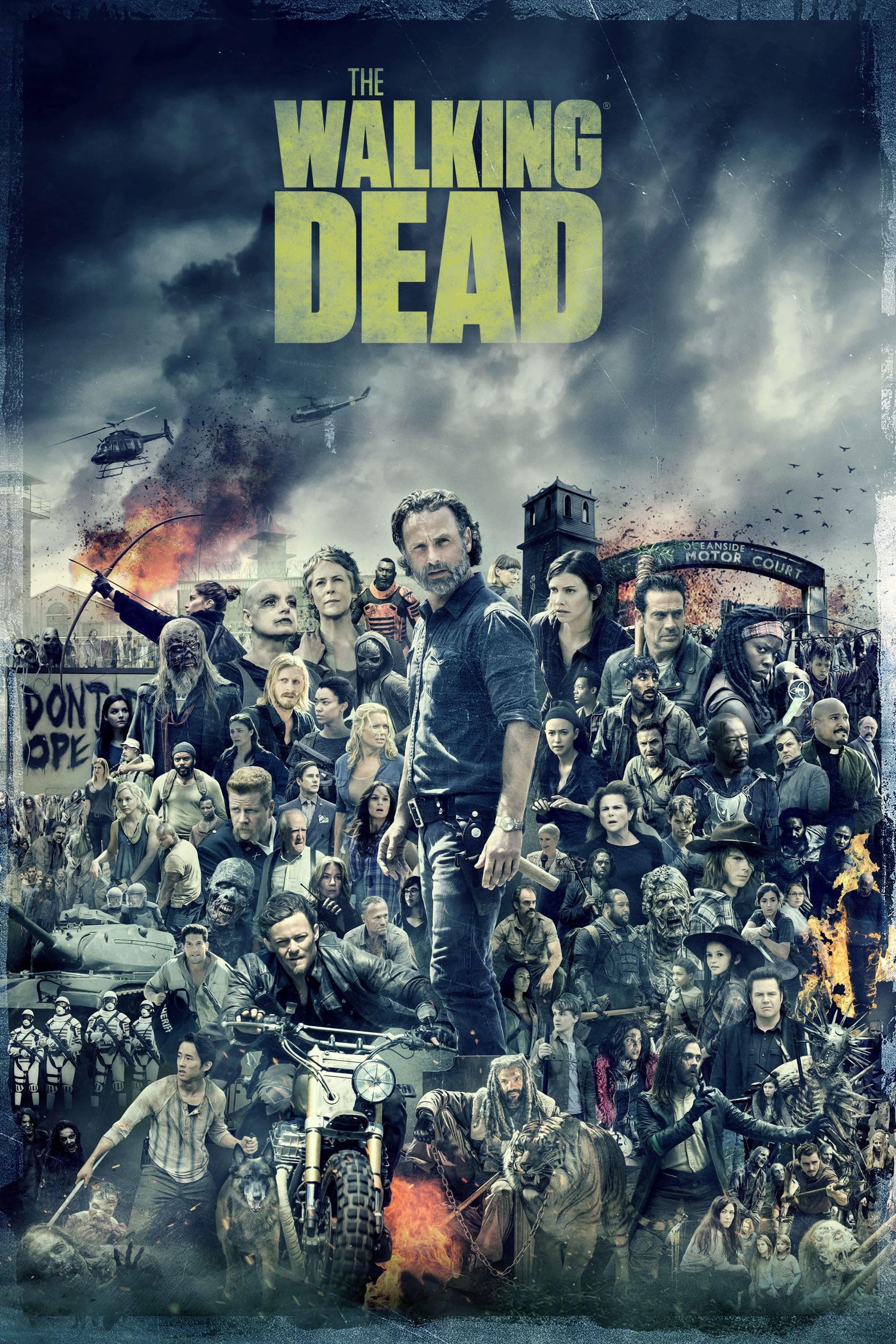 Pixie Posters Multi Colour The Walking Dead A2 Size Movie Poster Wall Art