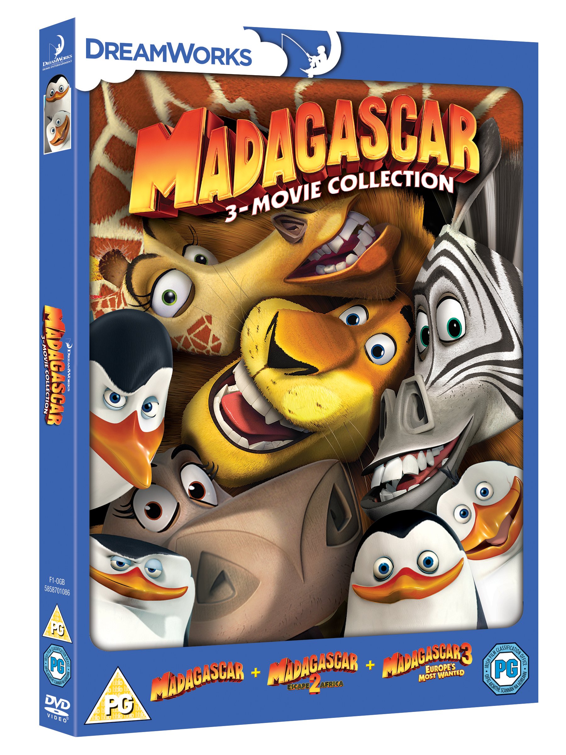 Madagascar 1-3 [DVD]: Amazon.co.uk: Eric Darnell, Tom McGrath