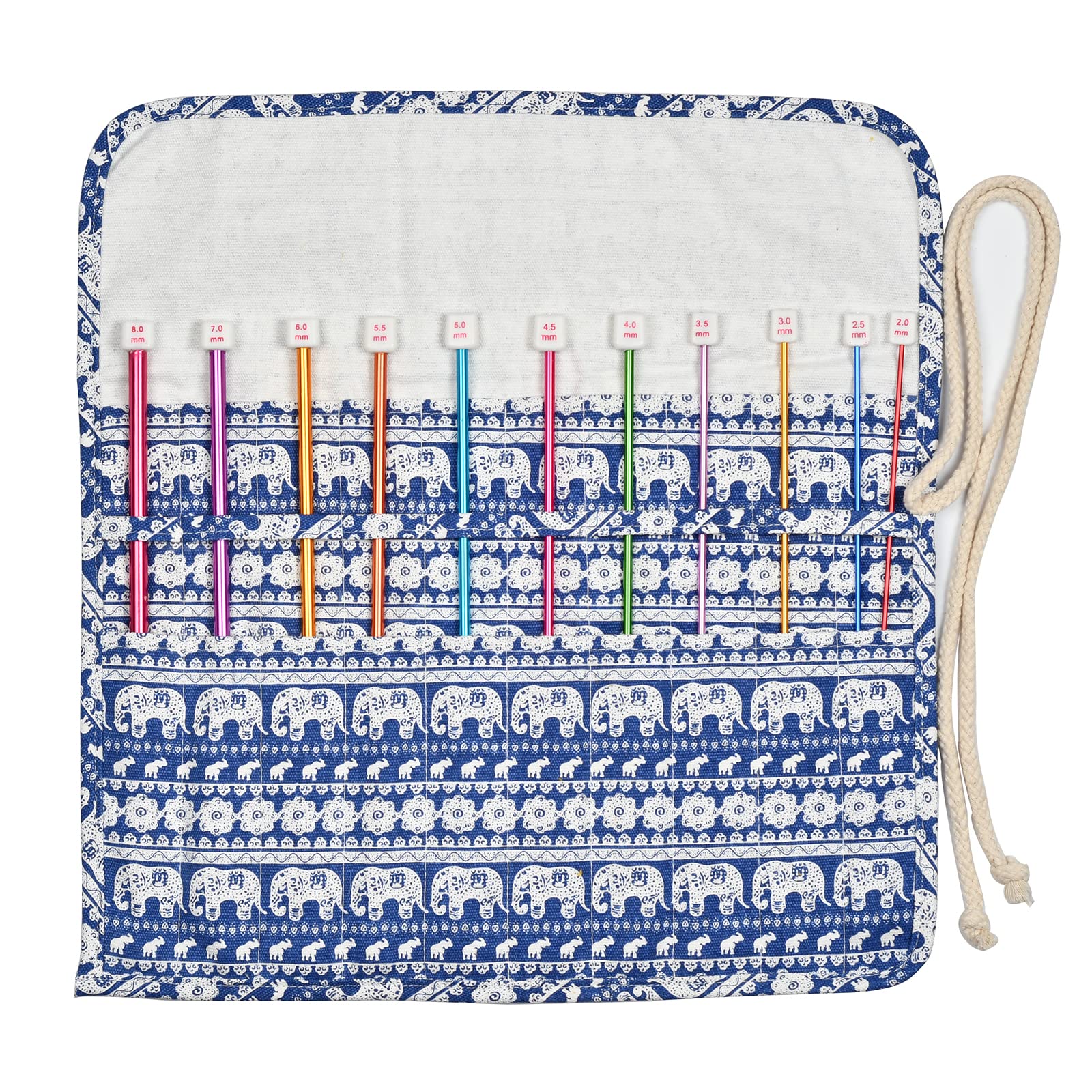 11 Pezzi 10.6 Alluminio Tunisino Afghano Crochet Uncinetto A Maglia - Foto 12