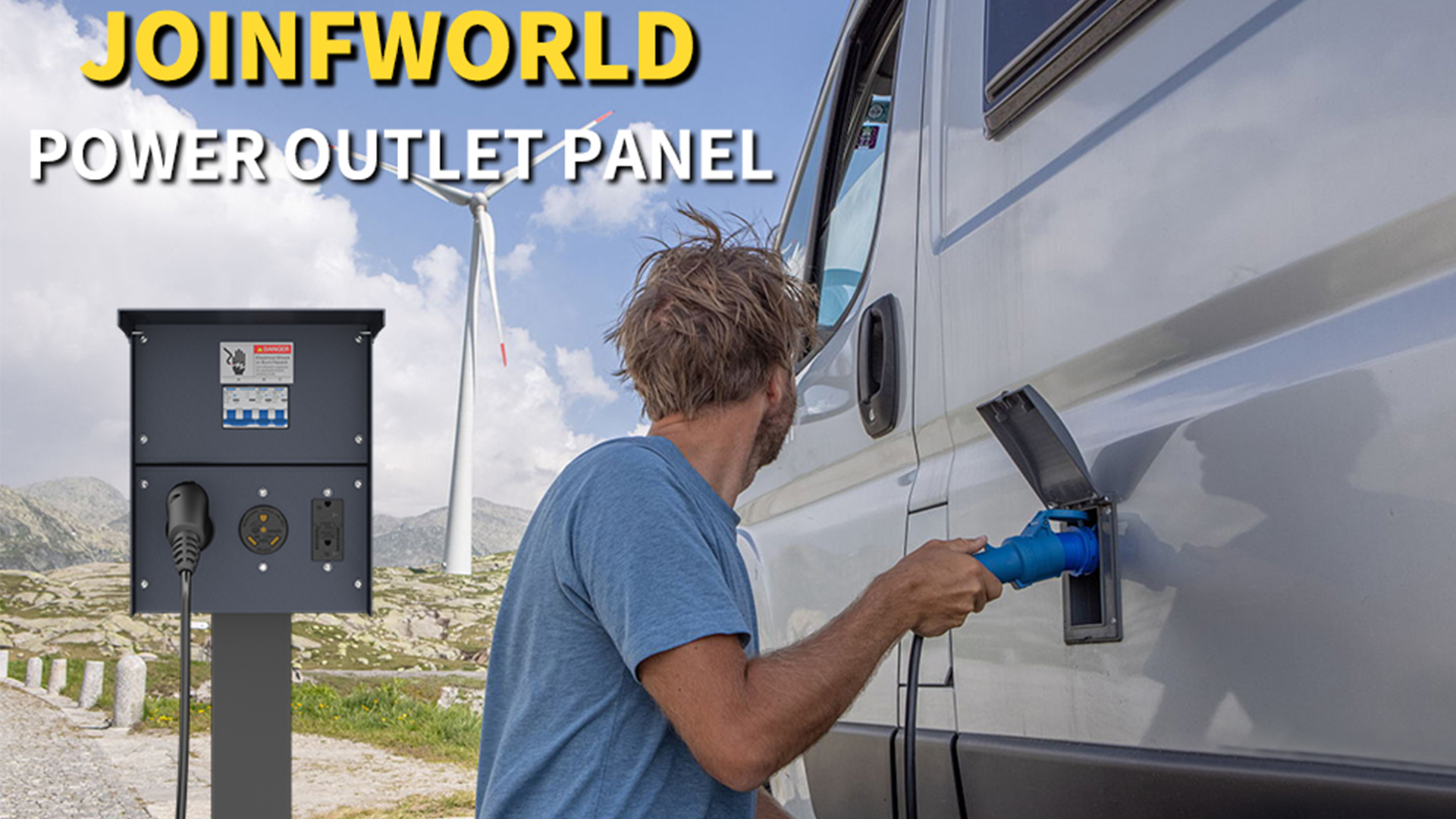 Posts For Rv Breaker Box Snapklik.com : Joinfworld Temporary Power Outlet Panel Weatherproof ...